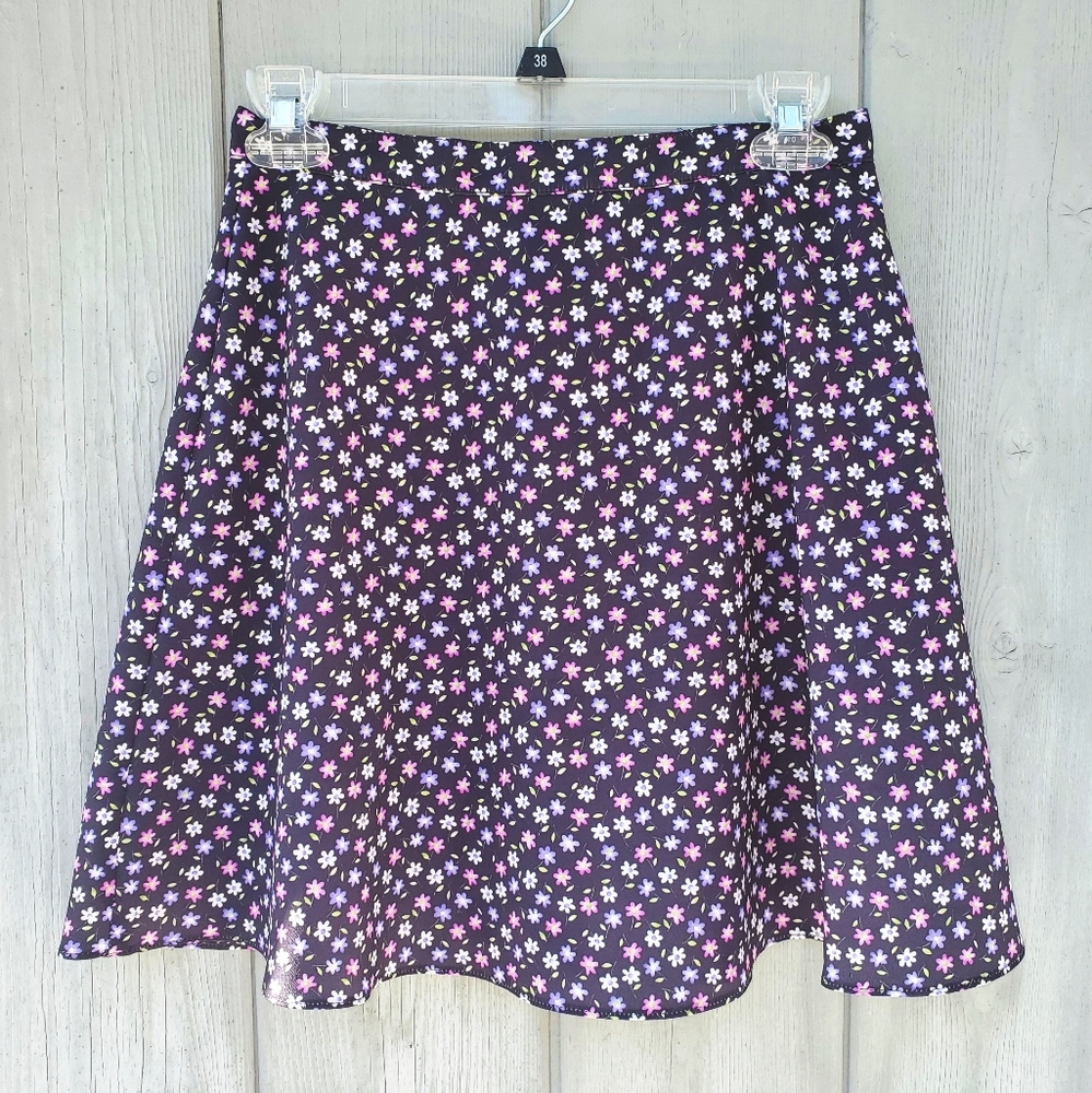 HP!🎉 🔵 Vintage | Floral A-Line Skirt! Size 5 EUC - Picture 8 of 8